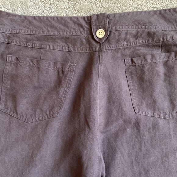 Larry Levine Women’s Linen Capri pants - Picture 5 of 9